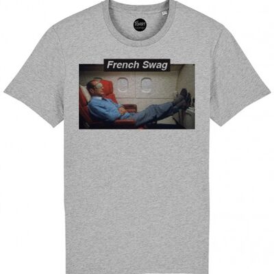 Tshirt Homme - French Swag - Gris