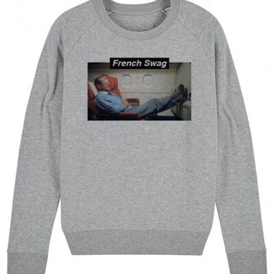 Damen Sweatshirt - French Swag - Grau