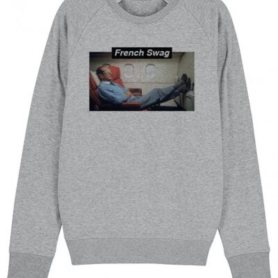 Herren Sweatshirt - French Swag - Grau