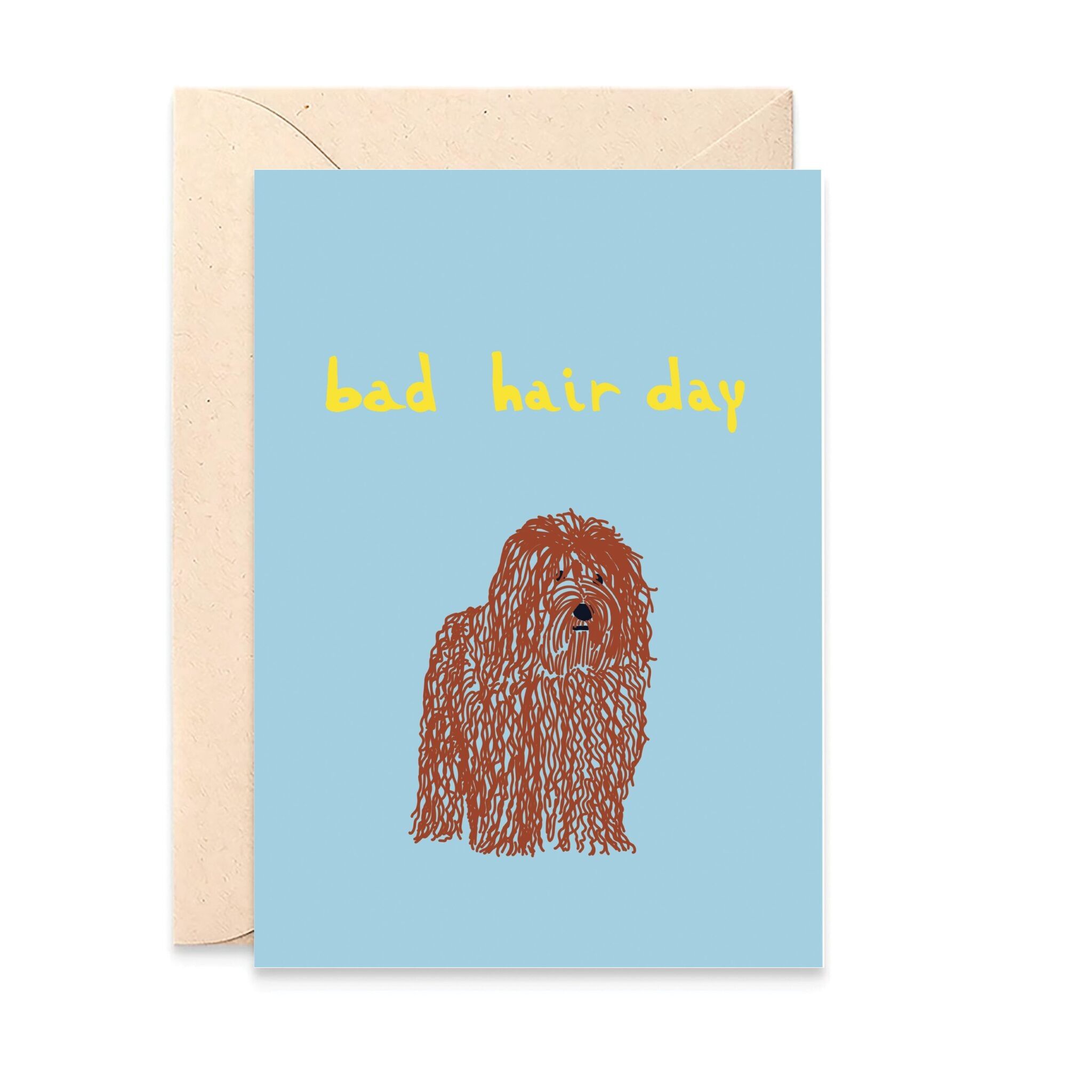 Bad hair day card