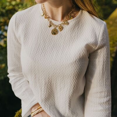 Blusa bianca Colette