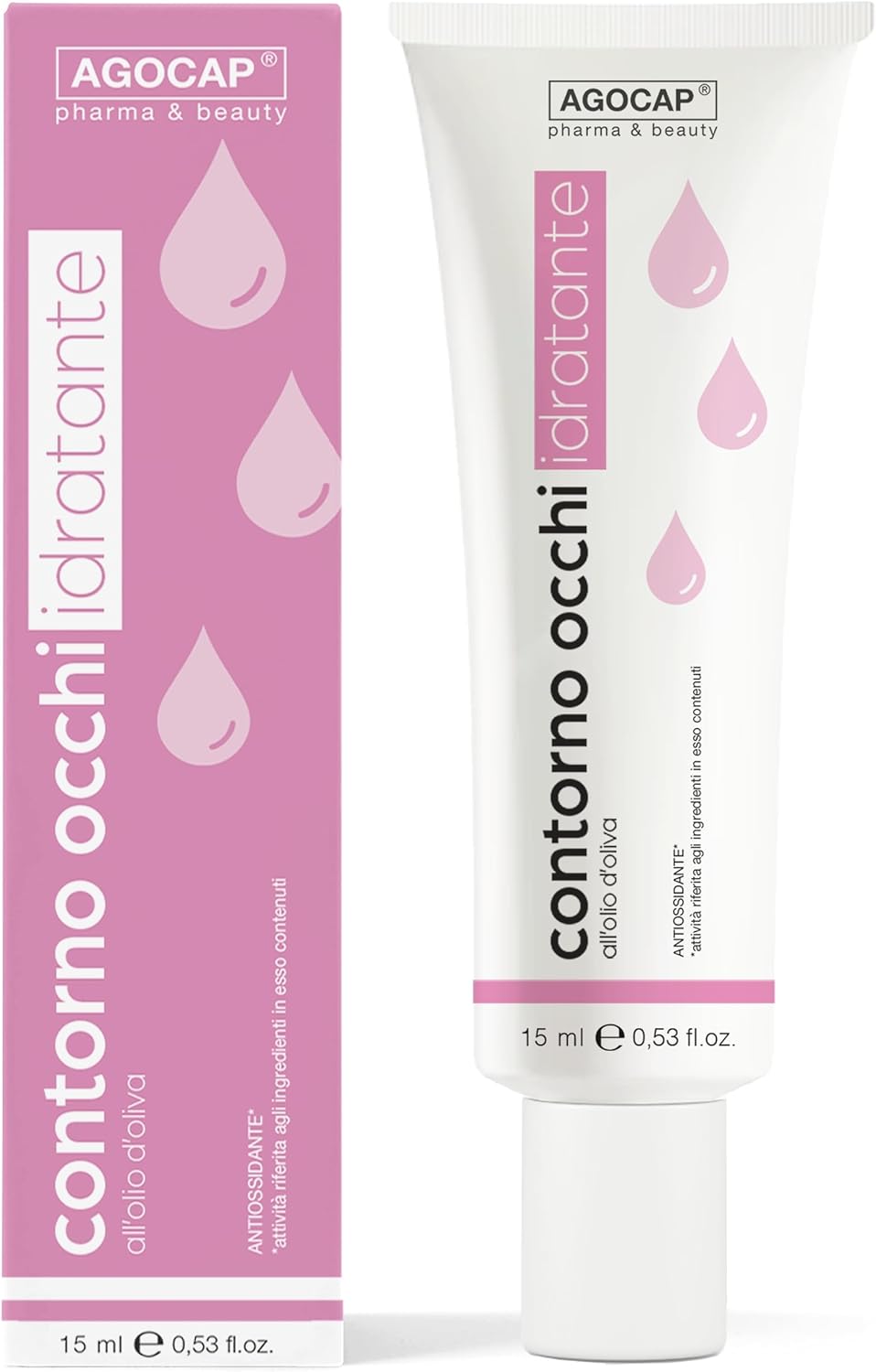Moisturizing and Anti-Wrinkle Eye Contour Cream with Olive Oil and Hyaluronic Acid