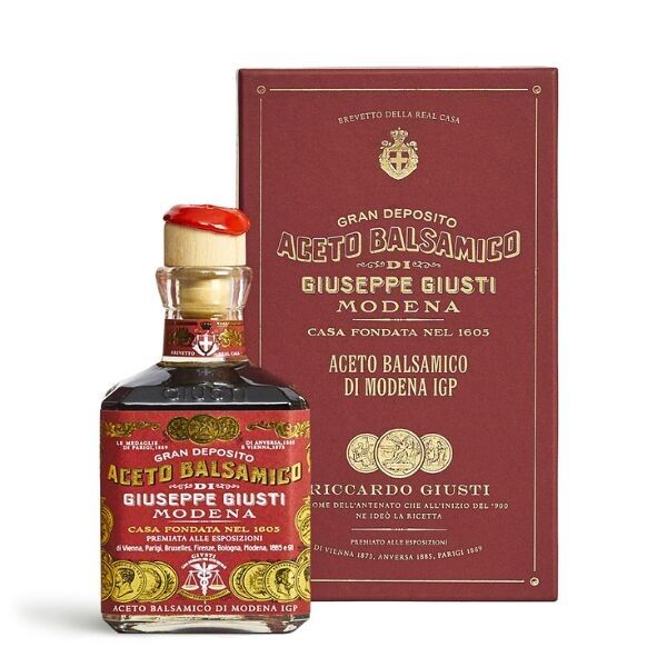 Giusti - Aceto Balsamico di Modena IGP 3 Medaglie d'Oro- Cubica 250ml