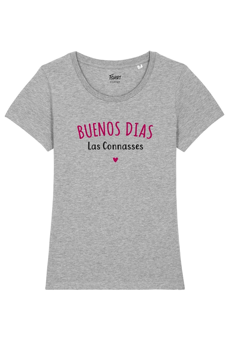 Buy wholesale Women s Tshirt Buenos dias las conasses Gray