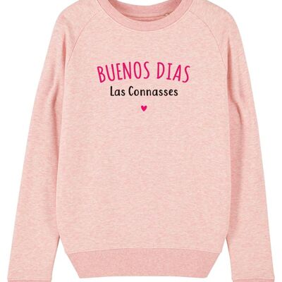 Women's Sweatshirt - Buenos dias las conasses - Pink