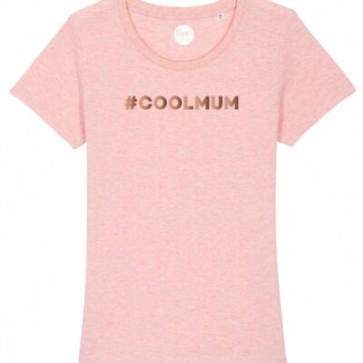 Women's Sweatshirt - #Cool Mum - Pink - Rose Gold