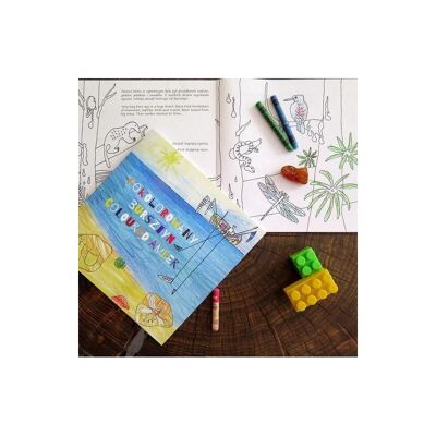 Libro da colorare e racconto sull'ambra fr/en - COLORARE