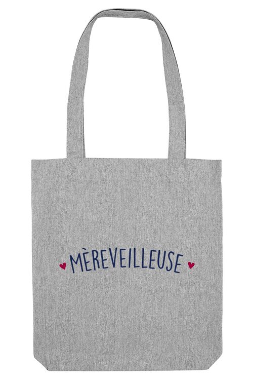 Tote Bag - Mèreveilleuse - Gris