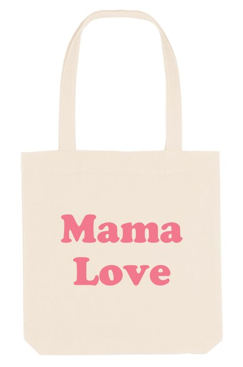 Tote Bag - Mama Love - Ecru