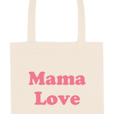 Borsa Tote - Mama Love - Ecru