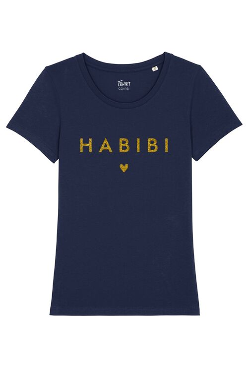 T-Shirt Femme - Habibi - Navy - Glitter