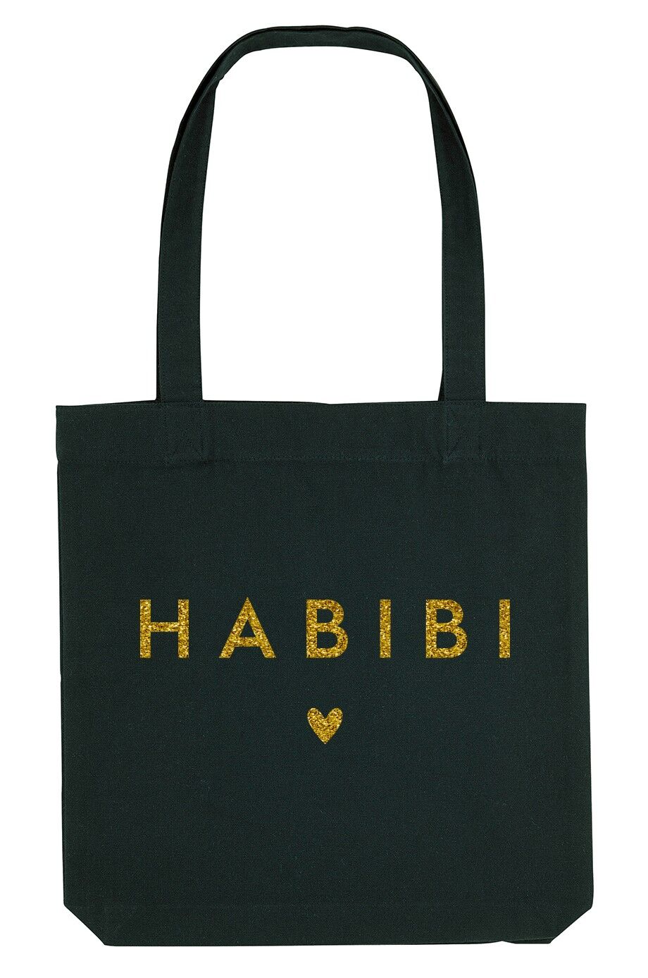 Borsa tote - Habibi - Heather Black - Glitter