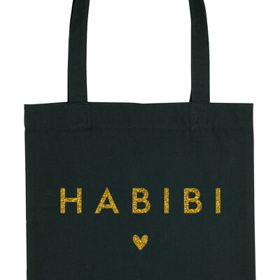 Shopper - Habibi - Heather Black - Glitzer