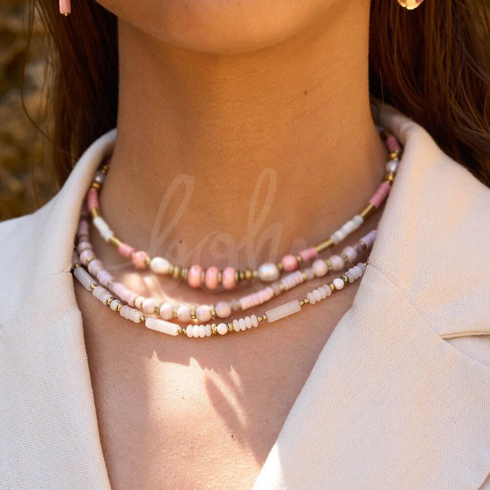 Anema necklace - natural stones