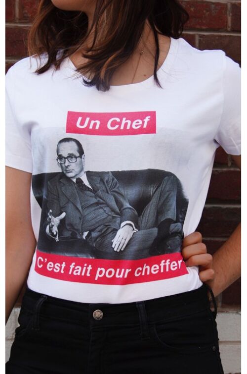 Tshirt Femme - Chirac Cheffer - Blanc