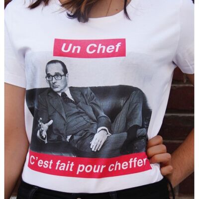 Women's Tshirt - Chirac Cheffer - White