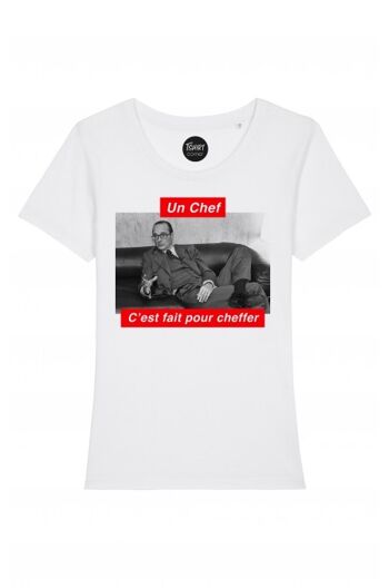 Tshirt Femme - Chirac Cheffer - Blanc 2
