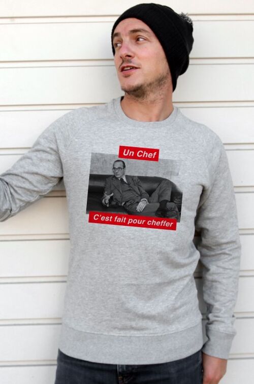 Sweat Homme - Chirac Cheffer - Gris