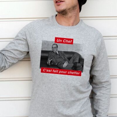 Sweat Homme - Chirac Cheffer - Gris