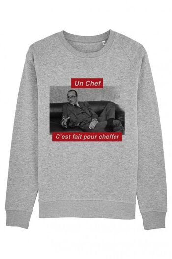 Sweat Homme - Chirac Cheffer - Gris 2