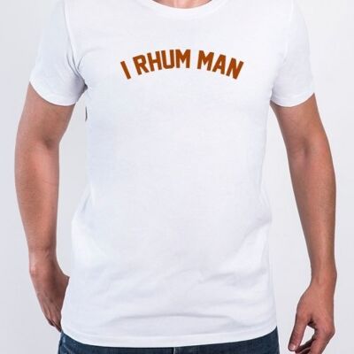 Tshirt Homme - I Rhum Man - Blanc