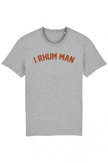 Tshirt Homme - I Rhum Man - Gris