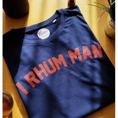 Herren T-Shirt - I Rhum Man - Navy