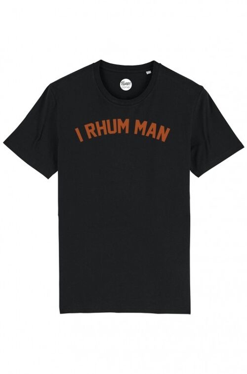 Tshirt Homme - I Rhum Man - Noir