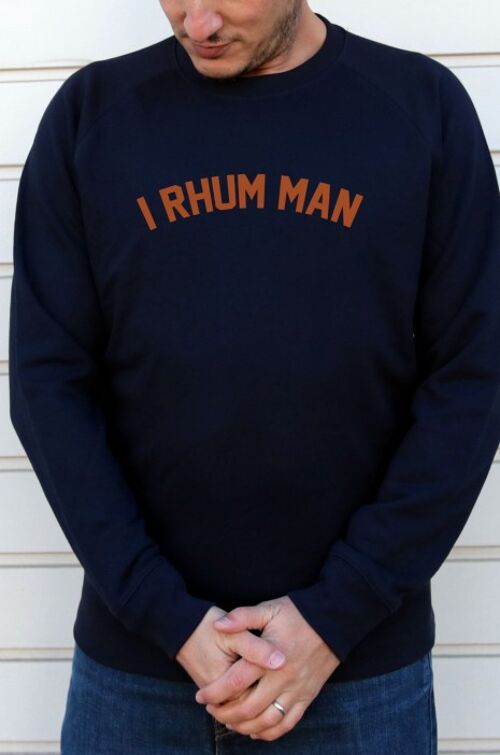 Sweat Homme - I Rhum Man - Navy