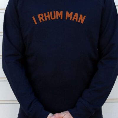 Men's Sweatshirt - I Rhum Man - Navy