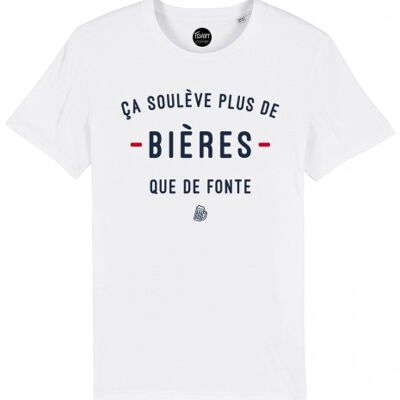 Tshirt Homme - Bières Fonte - Blanc