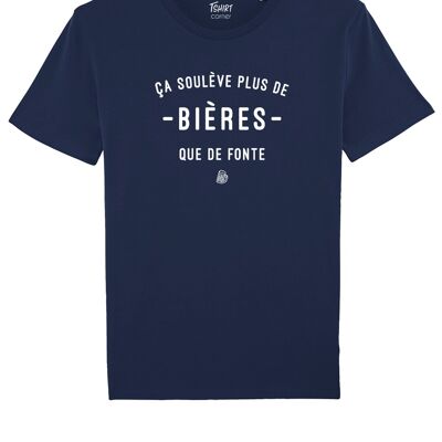 Men's Tshirt - Cast Iron Beers - Navy