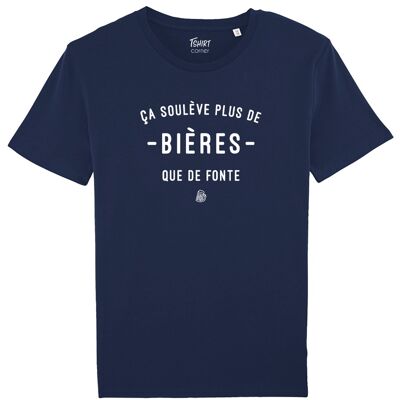 Tshirt Homme - Bières Fonte - Navy