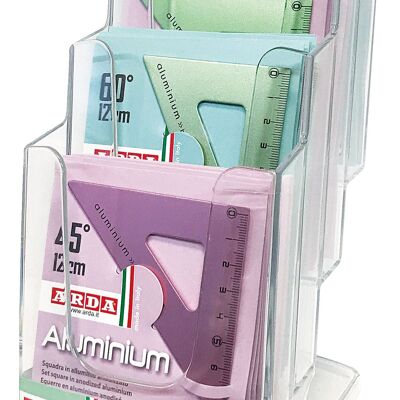 KEEP COLOUR PASTEL - Squadre alluminio colorato FROST 12 cm.