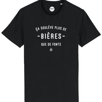 Camiseta para hombre - Cervezas de hierro fundido - Negro
