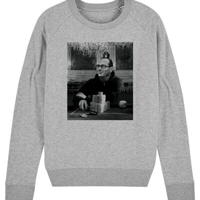 Men's Sweatshirt - Gambling Chirac - Gray