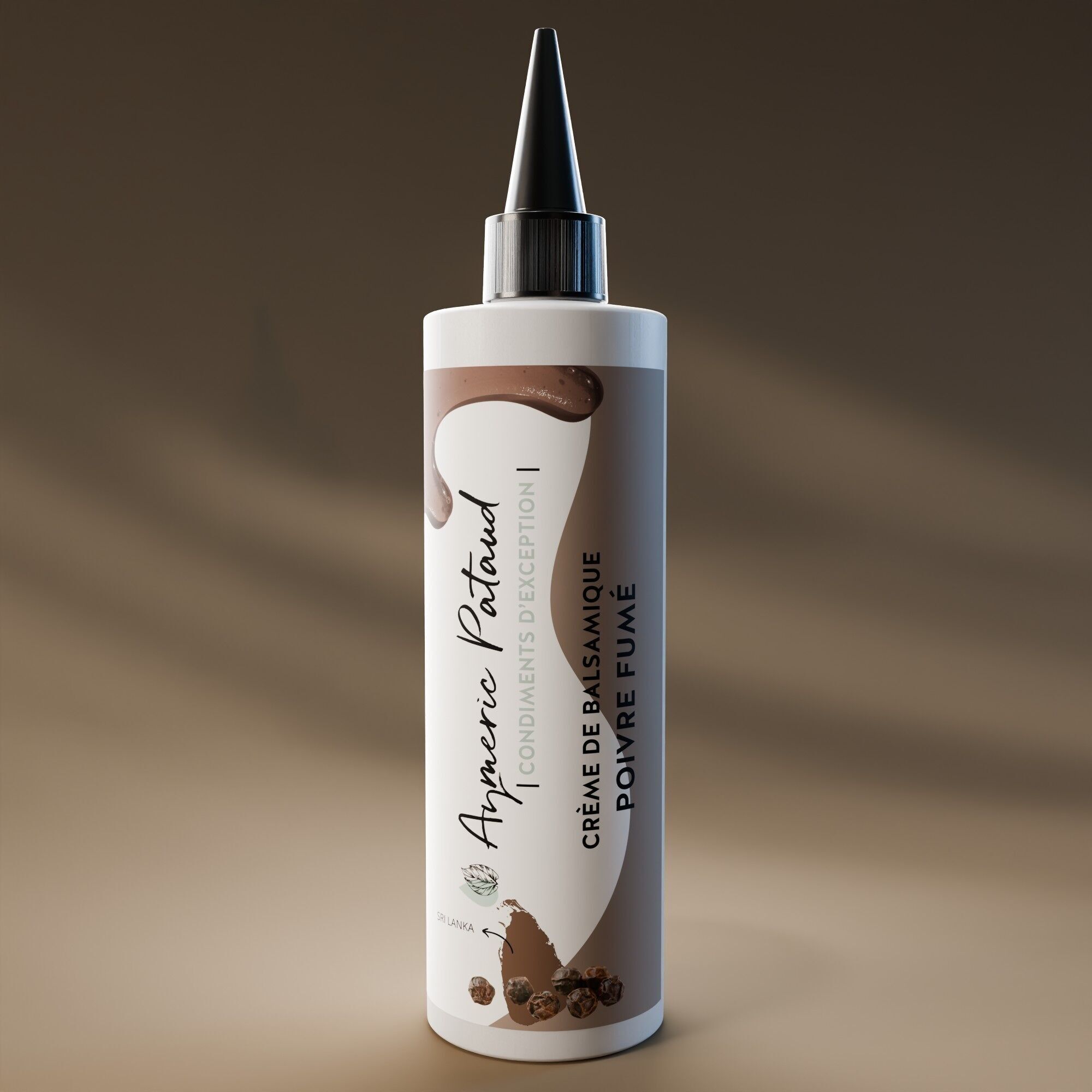 Aymeric Pataud® Balsamico-Essig und geräucherte Pfeffercreme