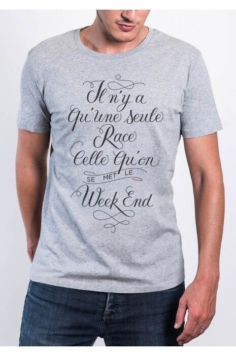 Herren T-Shirt - One Race - Grau