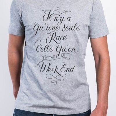 Camiseta para hombre - One Race - Gris