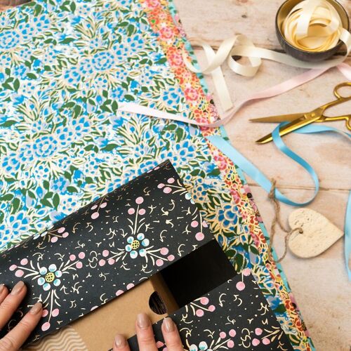Black Indian Gift Wrap