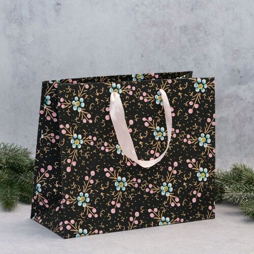 Black Indian Gift Bag - Large
