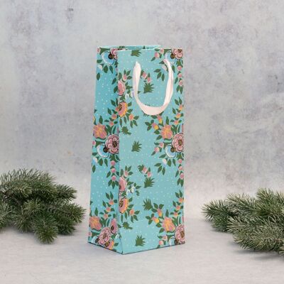Blue Indian Gift Bag - Bottle