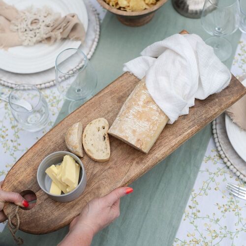 Gordes - Round edged, Oiled, Wooden Serving Board