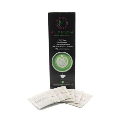 Té Matcha ceremonial - caja de 7 bolsitas - Matcha japonés puro