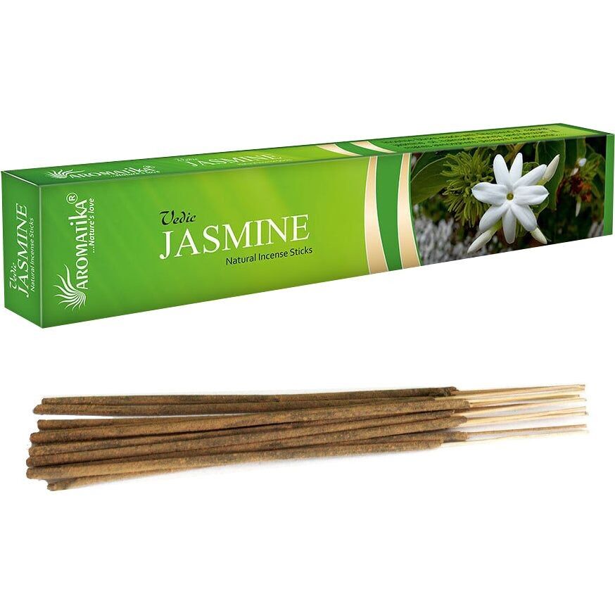 Bastoncini di incenso naturale al gelsomino vedico Aromatika