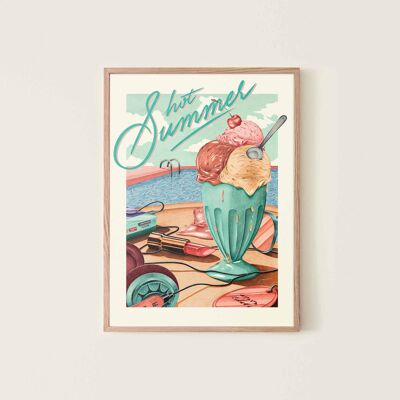 Poster - Hot summer - 30x40cm