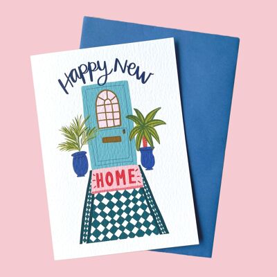 Carte de bonne nouvelle maison