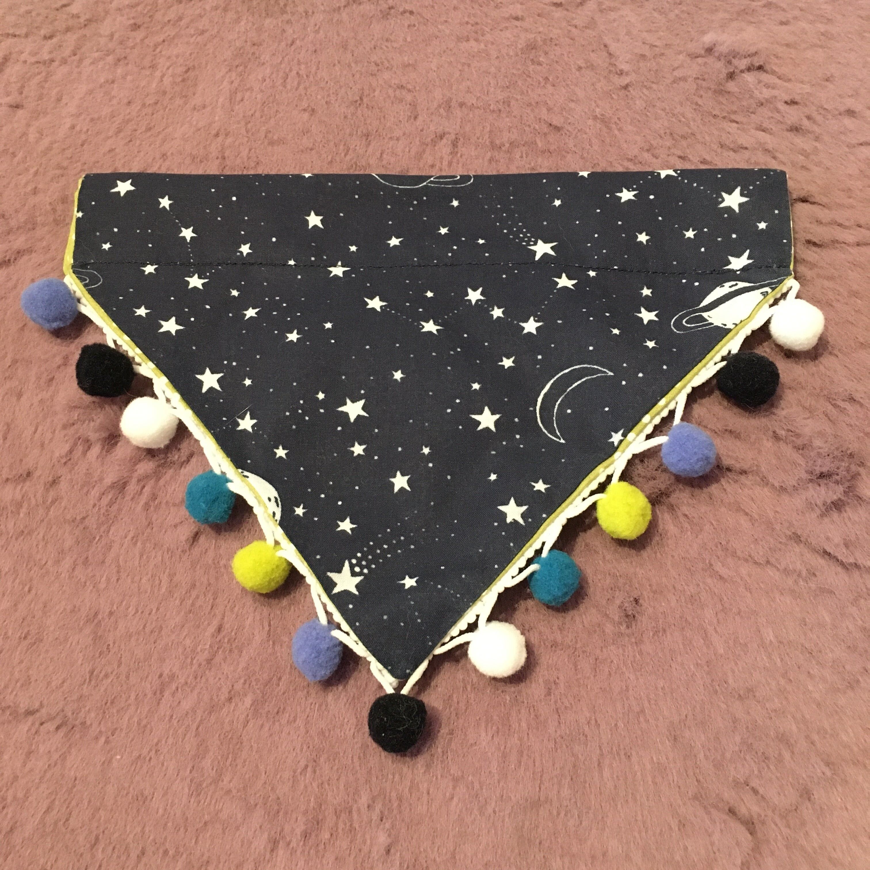 Bandana per cani Pom Pom per esplorazione dello spazio