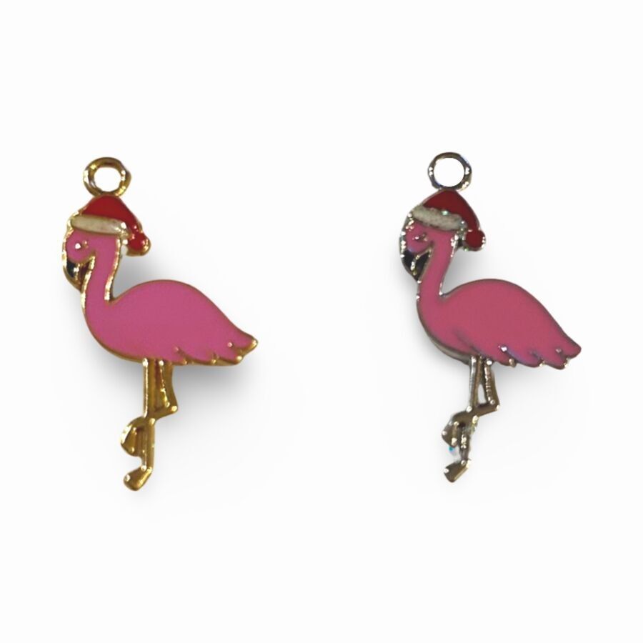 Weihnachts-Flamingo-Charme