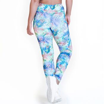 legging taille haute fleuri 9